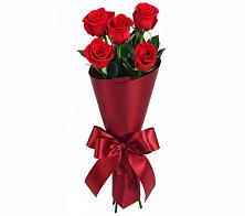 Букет 5 Красных роз Эдлесс Лав в Больших Салах