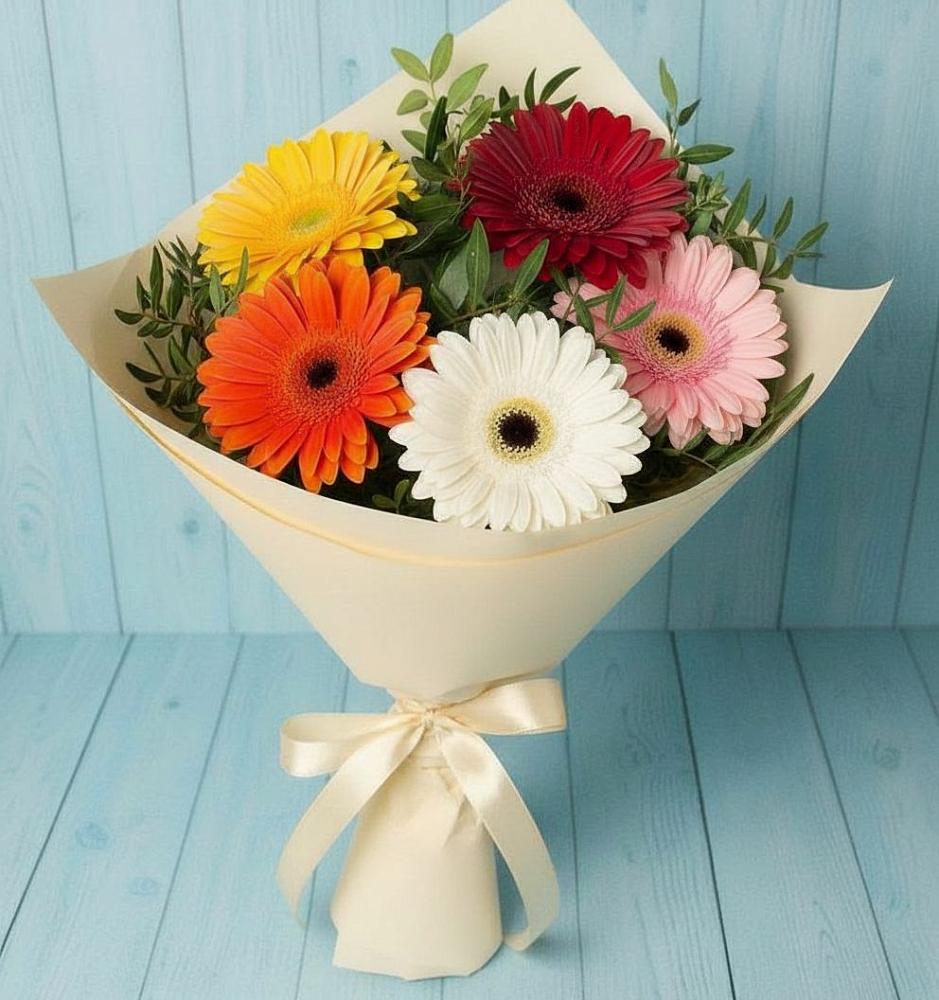 Букет цветов из: Герберы в Больших Салах