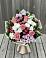 Букет цветов из: Альстромерии, Гвоздики, Розы и Хризантемы в Больших Салах