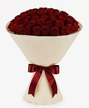Букет 101 Бордовая роза Блэк Бакарра в Больших Салах
