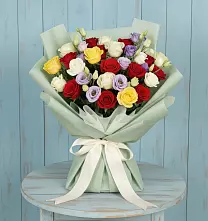 Букет цветов из:  Розы в Больших Салах