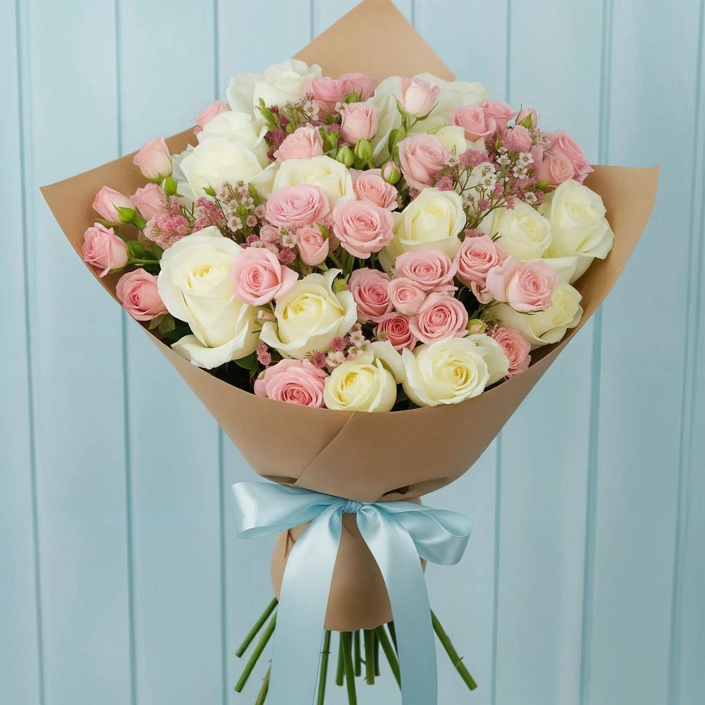 Букет цветов из: Розы в Больших Салах