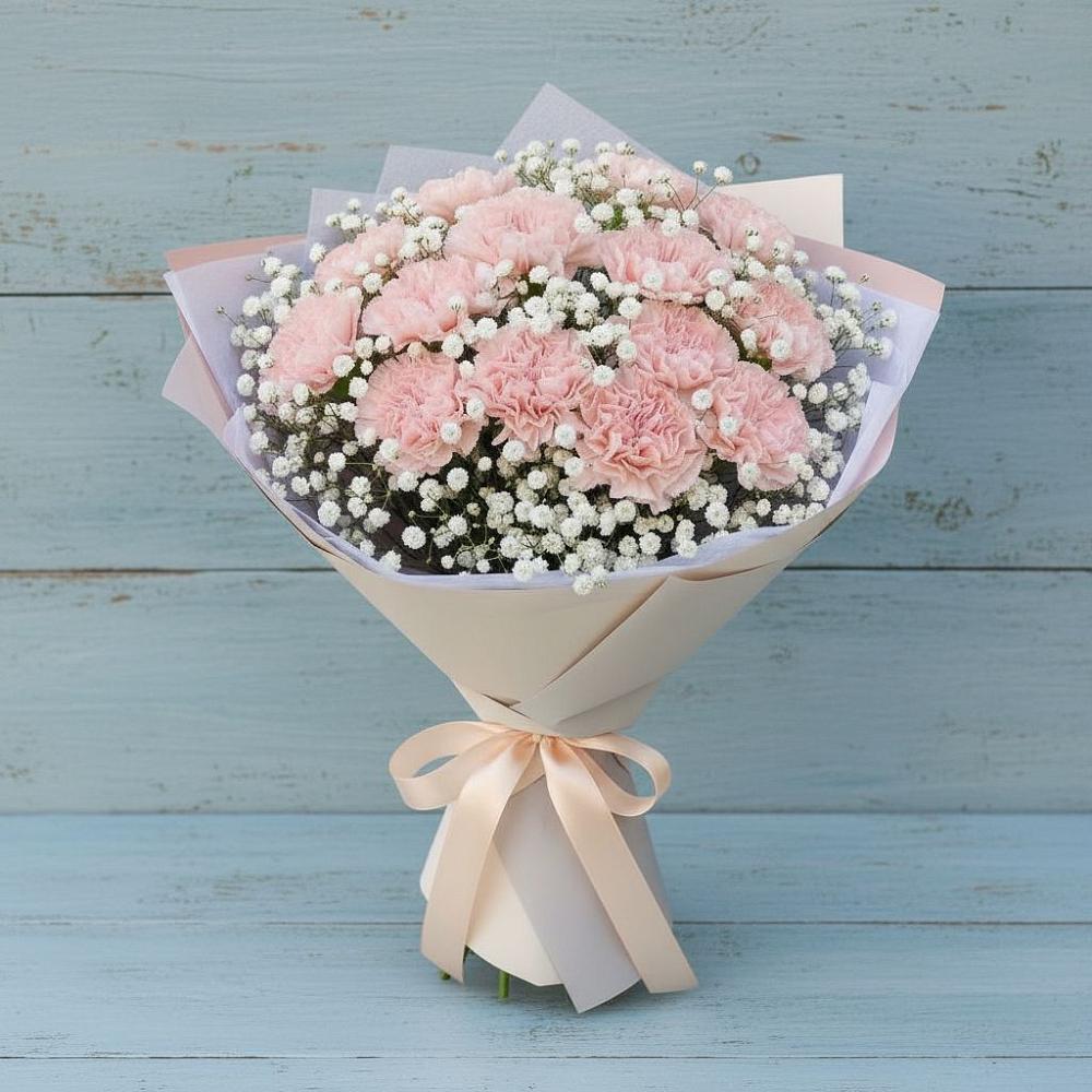 Букет цветов из: Гвоздики в Больших Салах