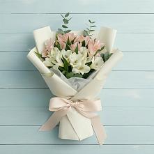 Букет цветов из:  Альстромерии #REPLACE_PRED# Больших Салах