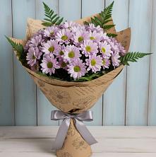 Букет цветов из:  Хризантемы в Больших Салах