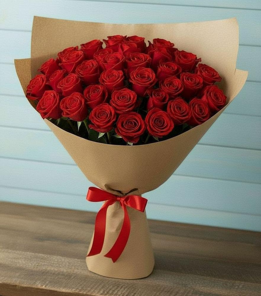 Букет Красные розы Милано в Больших Салах