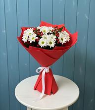 Букет цветов из:  Хризантемы в Больших Салах