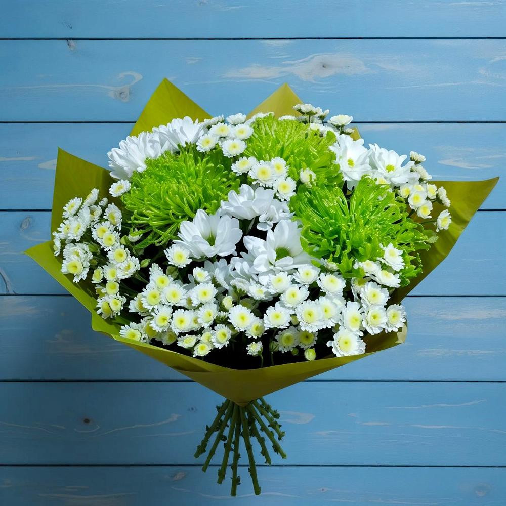 Букет цветов из: Хризантемы в Больших Салах