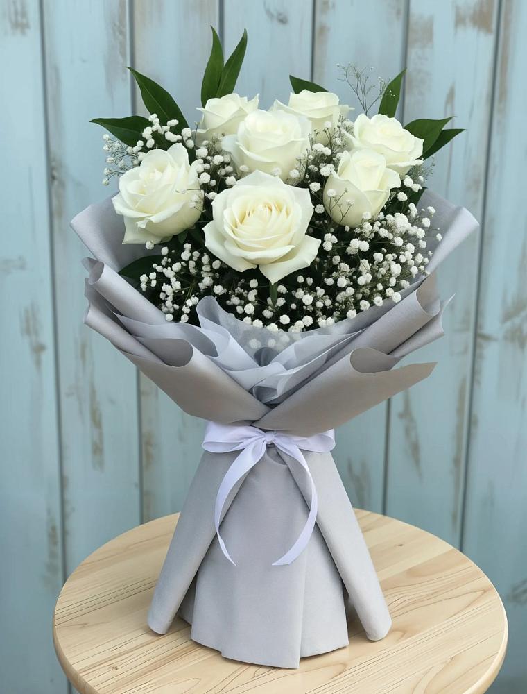 Букет цветов из: Розы в Больших Салах