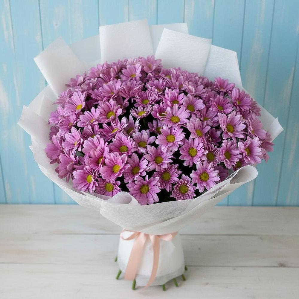 Букет цветов из: Хризантемы в Больших Салах