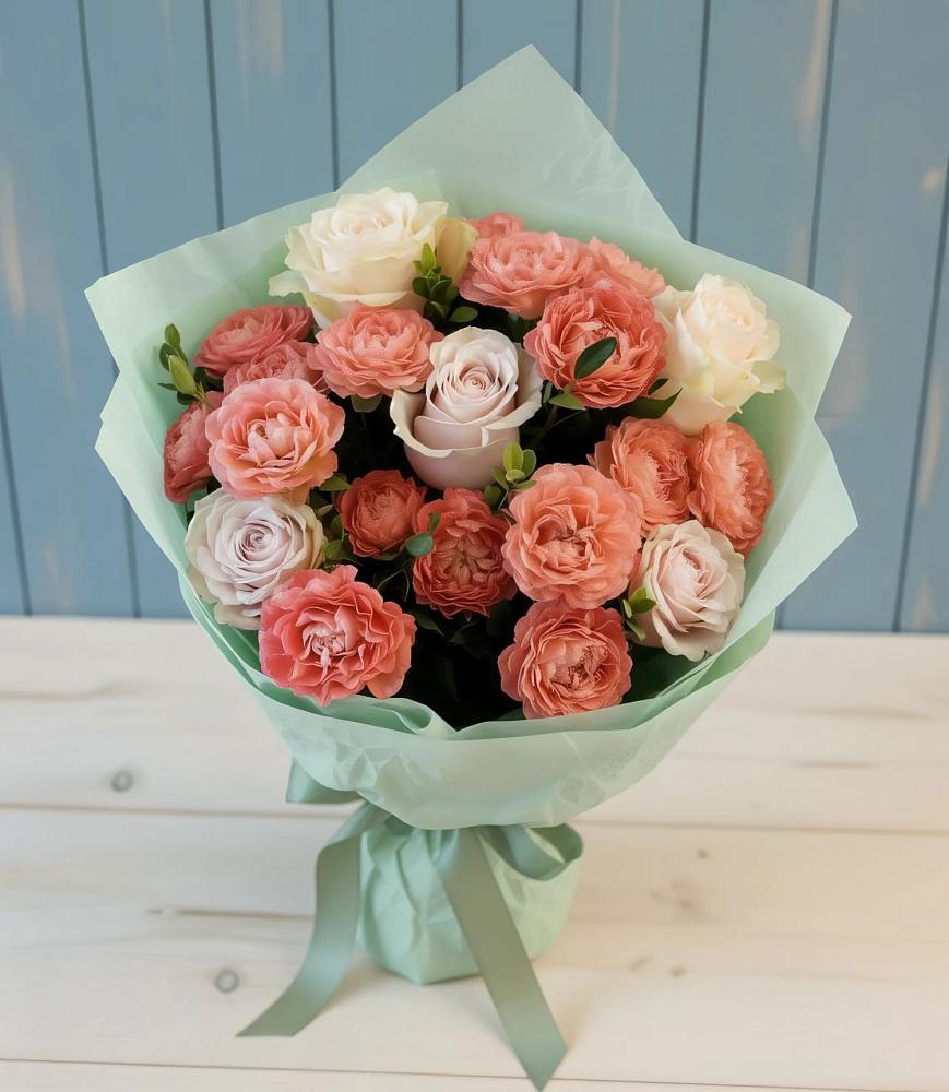 Букет цветов из: Розы в Больших Салах