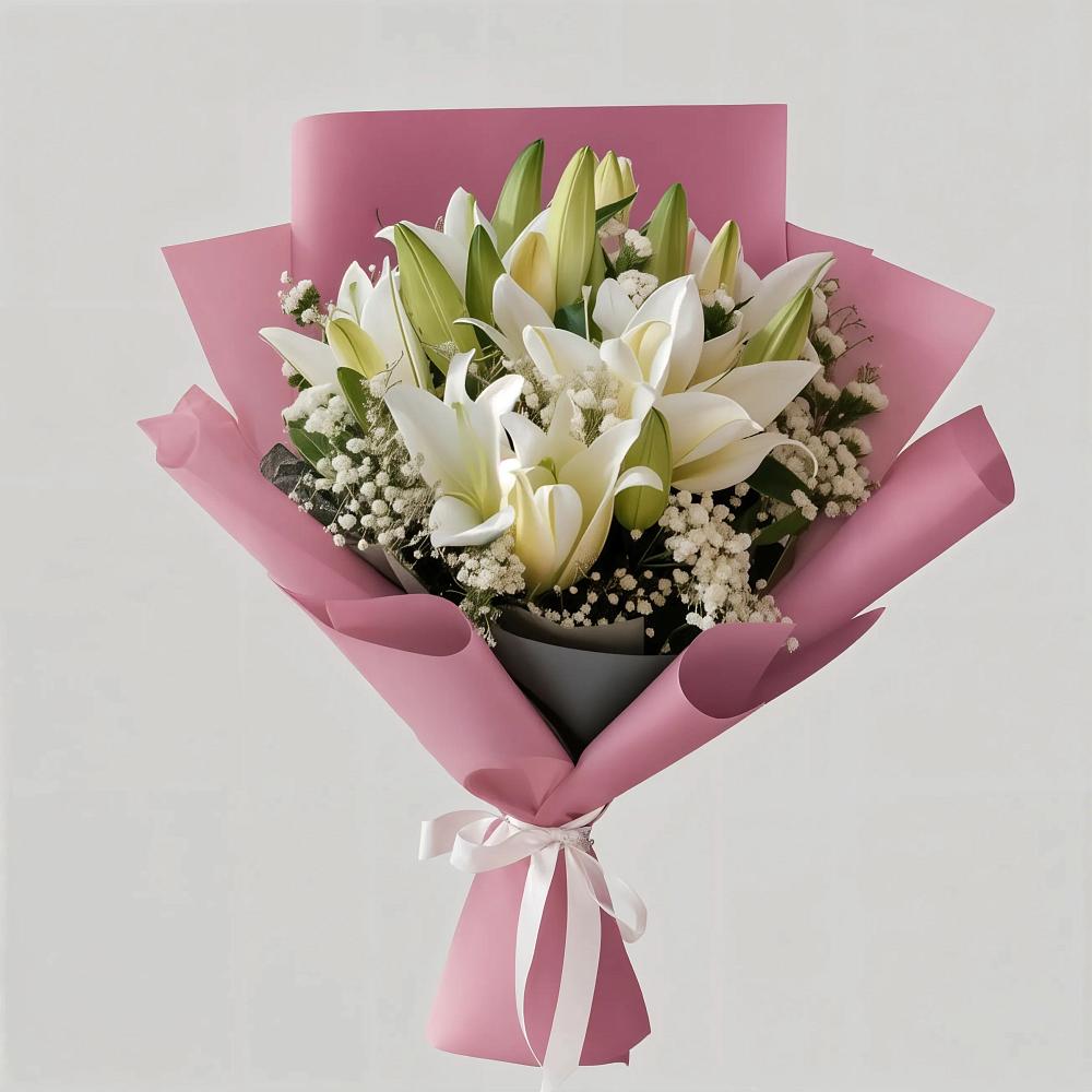 Букет цветов из: Лилии в Больших Салах