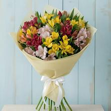 Букет цветов из:  Альстромерии в Больших Салах