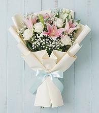 Букет цветов из:  Лилии в Больших Салах