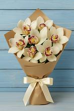 Букет цветов из:  Орхидеи и Розы в Больших Салах