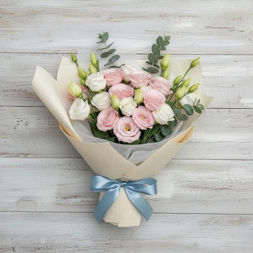 Букет цветов из: Лизиантусы в Больших Салах